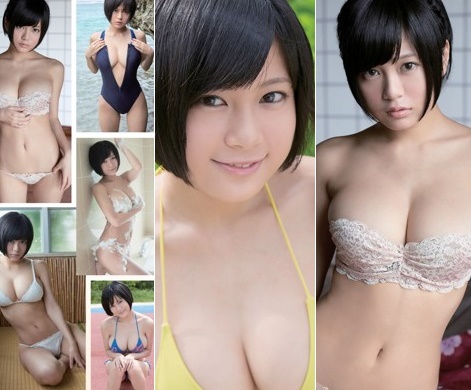 RaMu 画像100枚|下着・水着・ヌードなミニマムメガ乳Gカップ・グラビアまとめエロ画像